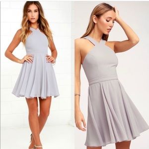 Lulus Grey Dress